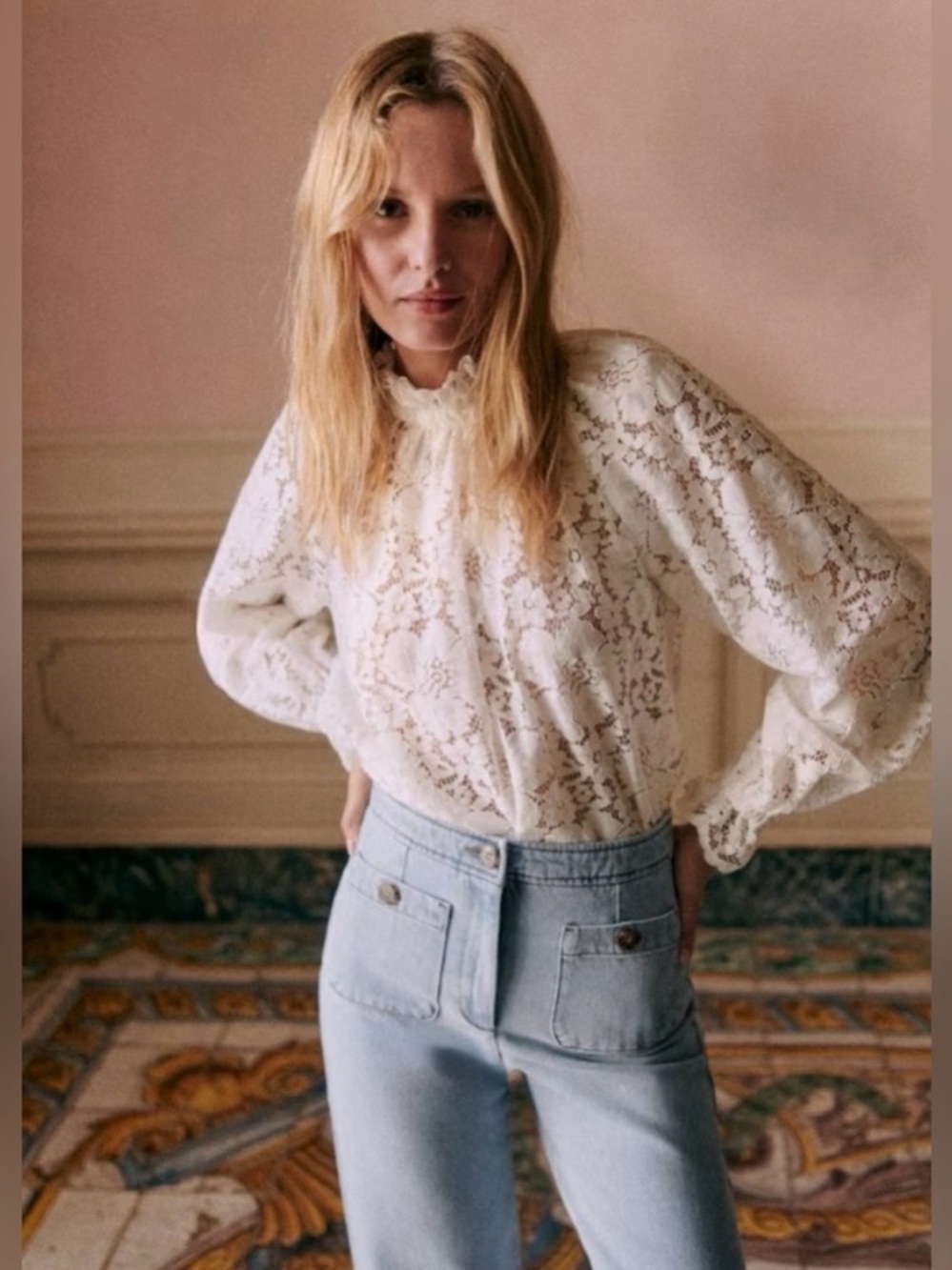 Blouse sheila ecru sezane